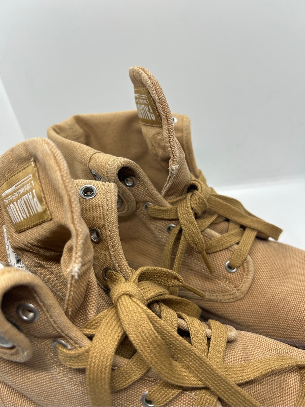 Palladium Women’s Pampa Baggy Wax 02353-209 Woodlin Canvas Boots  Size 10 - Picture 9 of 13